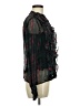 J.Crew 100% Cupro Black Long Sleeve Blouse Size 6 - photo 4