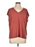 Nine West Brown Short Sleeve Top Size L - photo 1