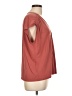 Nine West Brown Short Sleeve Top Size L - photo 4