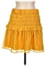 ASOS Solid Yellow Casual Skirt Size 12 - photo 1
