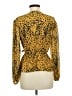Sage & Citrus 100% Polyester Gold Long Sleeve Blouse Size M - photo 2