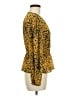 Sage & Citrus 100% Polyester Gold Long Sleeve Blouse Size M - photo 4