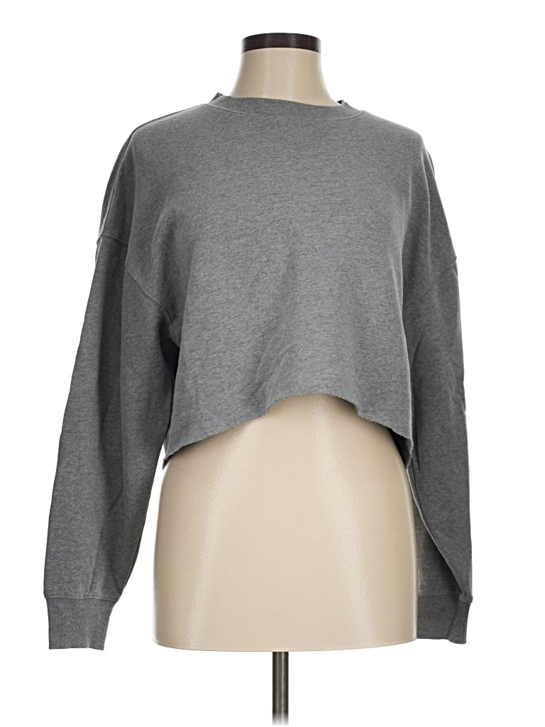 Pre-owned Wild Fable Sweatshirt In Gray