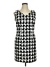 Alyx Houndstooth Ivory Casual Dress Size 14 - photo 1