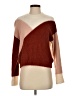Silverflint Color Block Burgundy Pullover Sweater Size S - photo 1