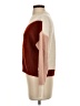 Silverflint Color Block Burgundy Pullover Sweater Size S - photo 5