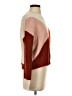 Silverflint Color Block Burgundy Pullover Sweater Size S - photo 4
