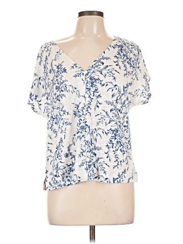 Laura Ashley Short Sleeve Blouse (view 1)