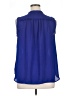Worthington 100% Polyester Blue Sleeveless Blouse Size XL - photo 2