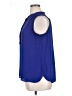 Worthington 100% Polyester Blue Sleeveless Blouse Size XL - photo 5