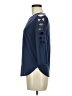 By & By Blue 3/4 Sleeve Top Size M - photo 5