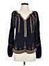 Love Sam 100% Viscose Blue Long Sleeve Blouse Size XS - photo 1