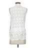 Johnny Was 100% Rayon White Sleeveless Blouse Size XS - photo 2