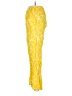 Compania Fantastica Print Yellow Casual Pants Size M - photo 5