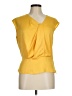 Elie Tahari Yellow Sleeveless Silk Top Size M - photo 1