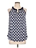 Perseption Concept 100% Polyester Blue Sleeveless Blouse Size L - photo 1