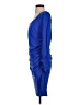 BARBARA SCHWARZER Solid Blue Cocktail Dress Size S (estimated) - photo 5