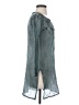 Raj 100% Cotton Gray Long Sleeve Blouse Size S - photo 4