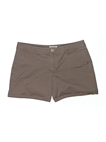 Liz Claiborne Khaki Shorts (view 1)