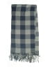 J.Crew Checkered-gingham Gray Blue Scarf One size - photo 1