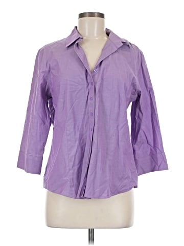 Coldwater Creek 3/4 Sleeve Button-Down Shirt (view 1)