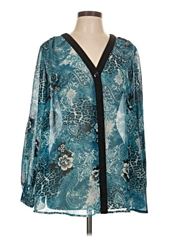 Sag Harbor 3/4 Sleeve Blouse (view 1)