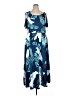 Unbranded Tropical Blue Casual Dress Size XL - photo 1