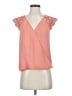 Express 100% Polyester Pink Sleeveless Blouse Size S - photo 1