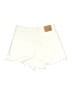 Levi's 100% Cotton Solid Ivory Shorts Size 28 - photo 2