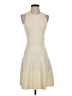 Express Solid Ivory Cocktail Dress Size S - photo 1
