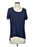 Express 100% Polyester Blue Short Sleeve Top Size S - photo 1