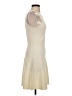 Express Solid Ivory Cocktail Dress Size S - photo 4