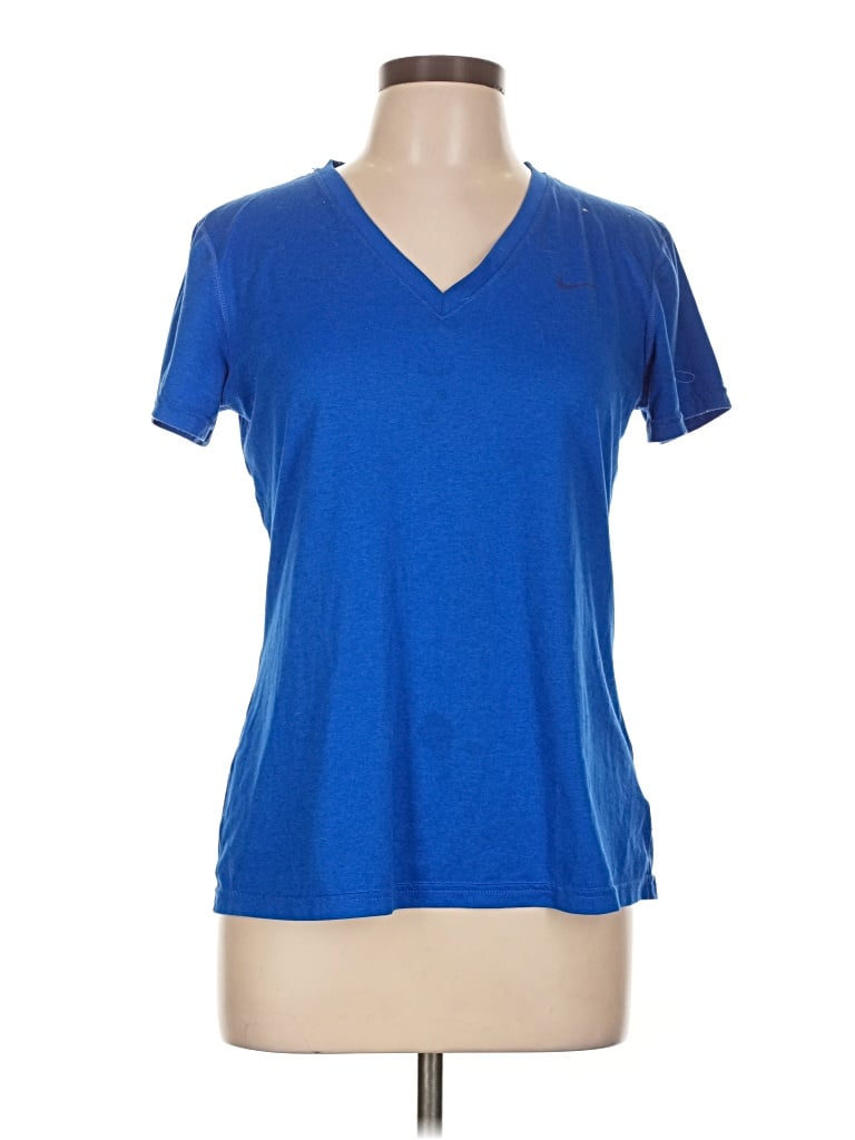 Pre-owned Nike Active T-shirt In Blue