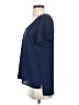 Express 100% Polyester Blue Short Sleeve Top Size S - photo 5