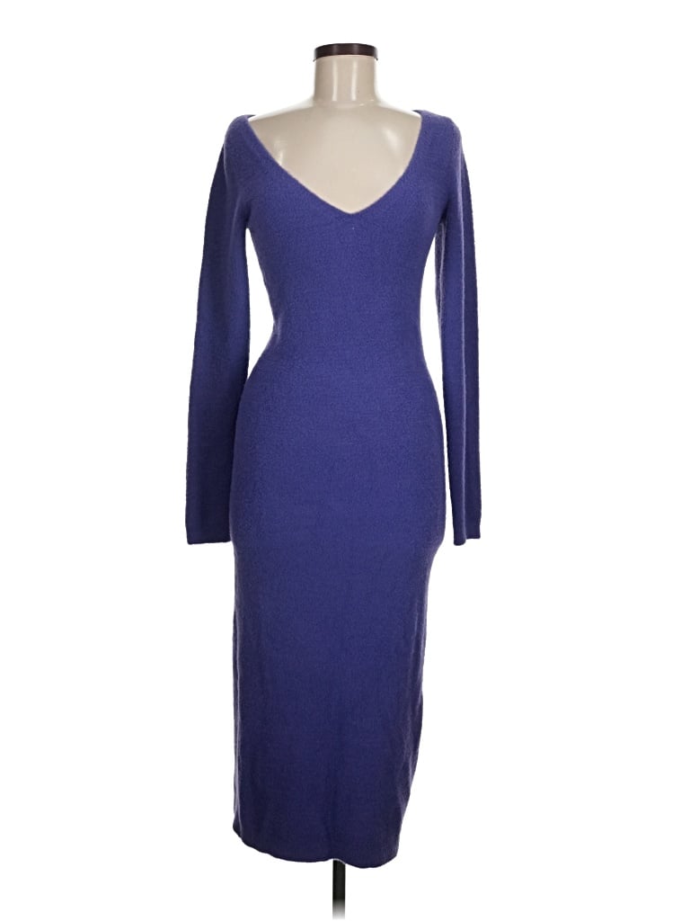 Pre-owned Wilfred Free Cocktail Dress In Blue