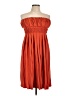 Max Studio Orange Casual Dress Size L - photo 1