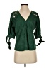 Tiny Green 3/4 Sleeve Blouse Size S - photo 1