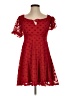 Hot Topic Hearts Red Cocktail Dress Size XS - photo 1