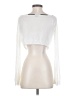 Chuu Silver White Long Sleeve Top Size 00 - photo 2