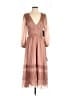 Lulus 100% Polyester Brown Casual Dress Size S - photo 1