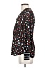 CAbi 100% Polyester Hearts Black Long Sleeve Blouse Size XS - photo 5