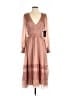 Lulus 100% Polyester Brown Casual Dress Size S - photo 2