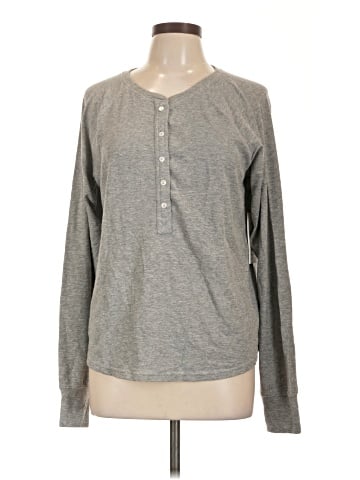 Three Dots Long Sleeve Henley (view 1)