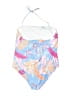 chic soul (chicsoul.com) Tropical Blue One Piece Swimsuit Size 2X - photo 2