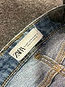 Zara Hearts Blue Jeans Size 12 - photo 4