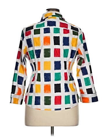 Taylor 3/4 Sleeve Button-Down Shirt (view 2)