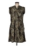 Speed Control 100% Polyester Animal Print Brown Casual Dress Size M - photo 1