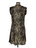 Speed Control 100% Polyester Animal Print Brown Casual Dress Size M - photo 2