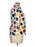 Taylor Color Block White 3/4 Sleeve Button-Down Shirt Size 14 Petite - photo 4