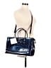 Arcadia 100% Leather Stars Blue Leather Tote One size - photo 2